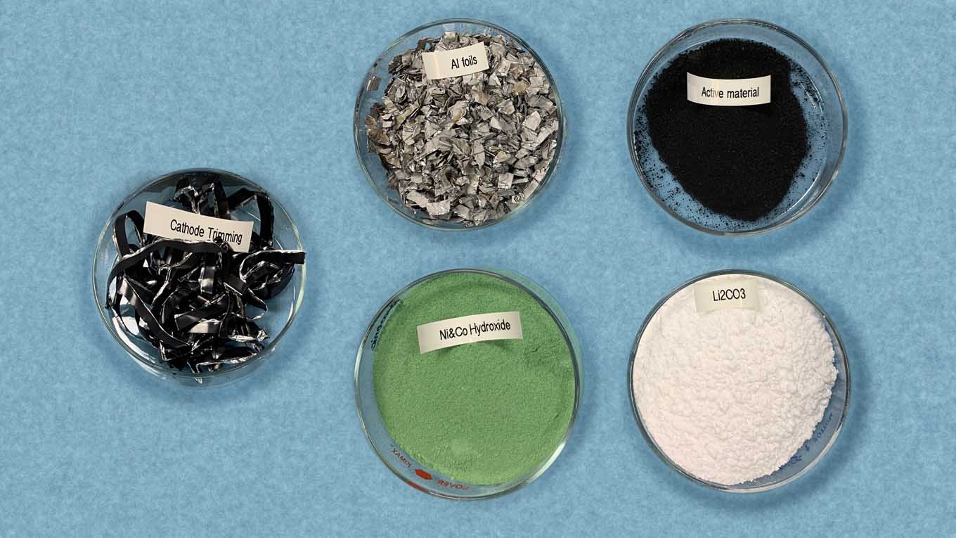 Recycled Li-ion Cathode Material