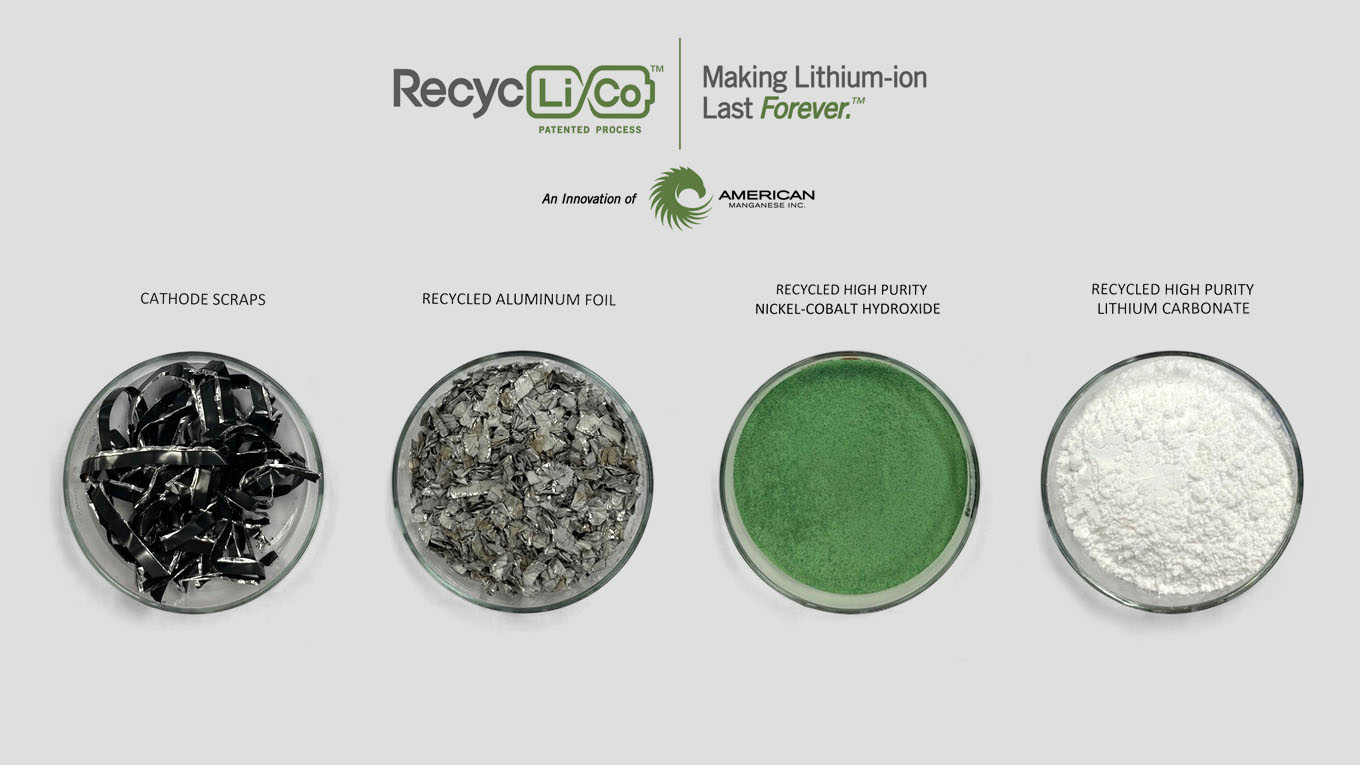 High Purity Recycled Li-ion Cathode Material